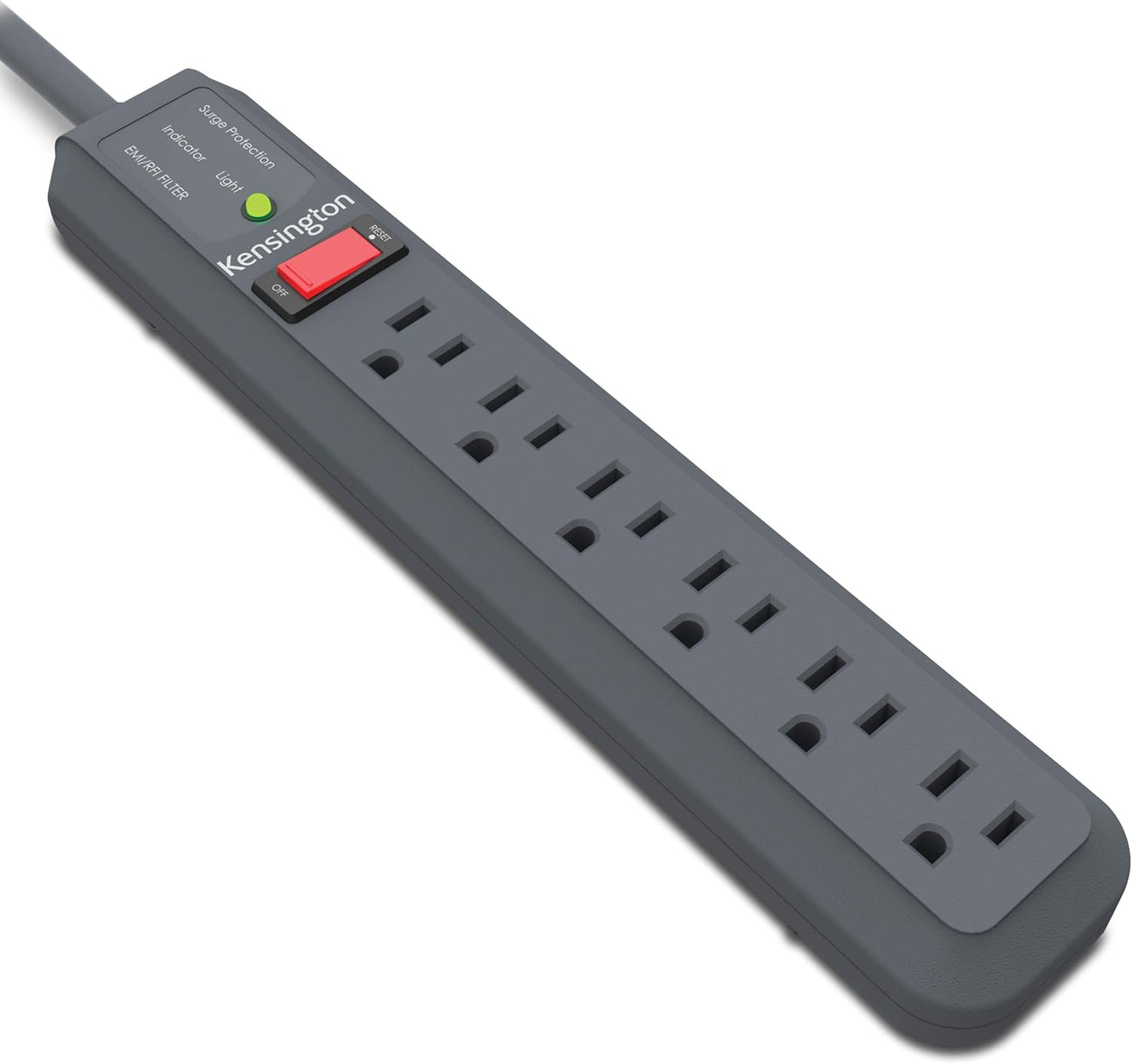 Guardian 6 Outlet Power Strip, 15Ft Surge Protector, 540 Joules, Black(K38215Na)