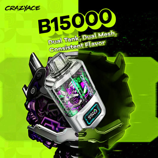 B15000 Rechargeable Disposable Device 900Mah – 15000 Puffs